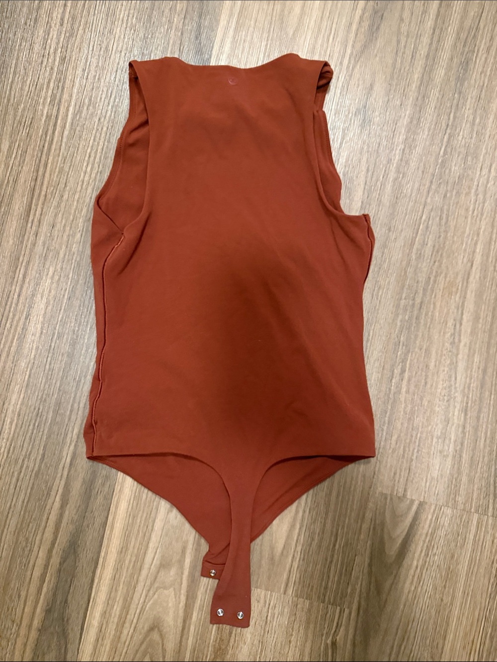CALIA by Carrie Underwood Terracotta Sleeveless Bodysuit - Picture 5 of 5